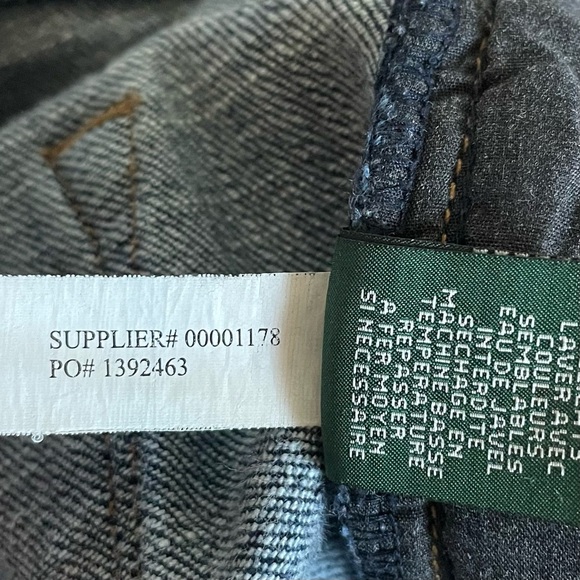 Lauren Ralph Lauren Skinny Jeans Women’s 8 Blue Mid Rise Ankle Zipper Pocket - Picture 12 of 14